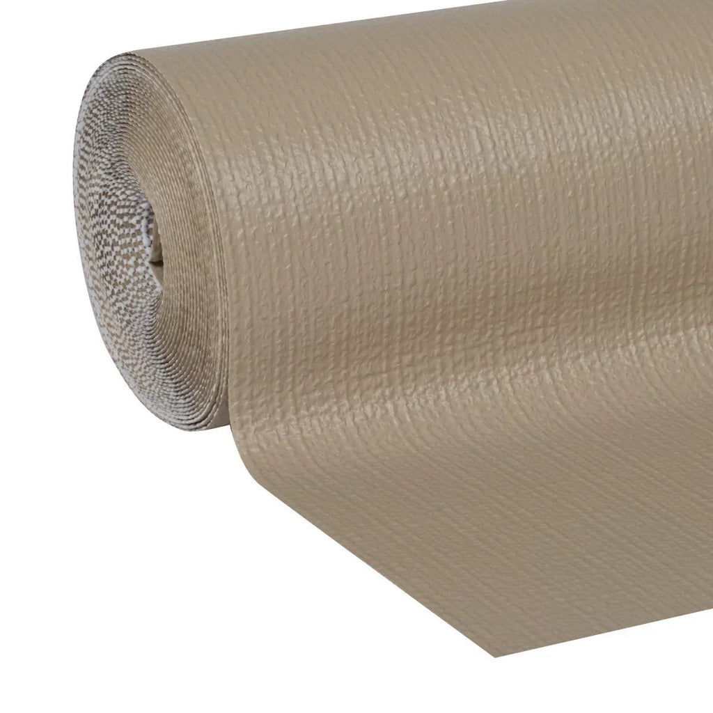 Smooth 20-Inch x 12-Inch 24-Foot Liner Non-Adhesive Total EasyLiner Duck Rolls and 2 Top Shelf 20-Foot, x Taupe,