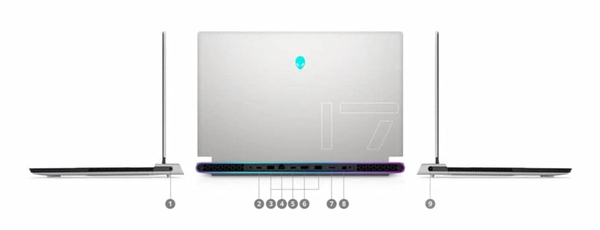 (2021) Gaming CPU FHD - Laptop SSD Core + - R1 Dell (Refurbished) X17 RAM SSD Alienware 8 GHz - 4.6 3060 GDDR6 Cores 12GB 1TB 1TB 16GB @ RTX Gen 17.3" - i7 - 11th Restored