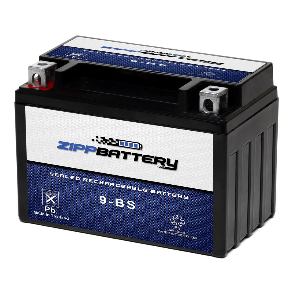 Motorcycle Volt,8 1995 Zipp Yamaha 12 120 for Ah, Battery Battery 600cc CCA) Xt600e YTX9-BS (9-BS
