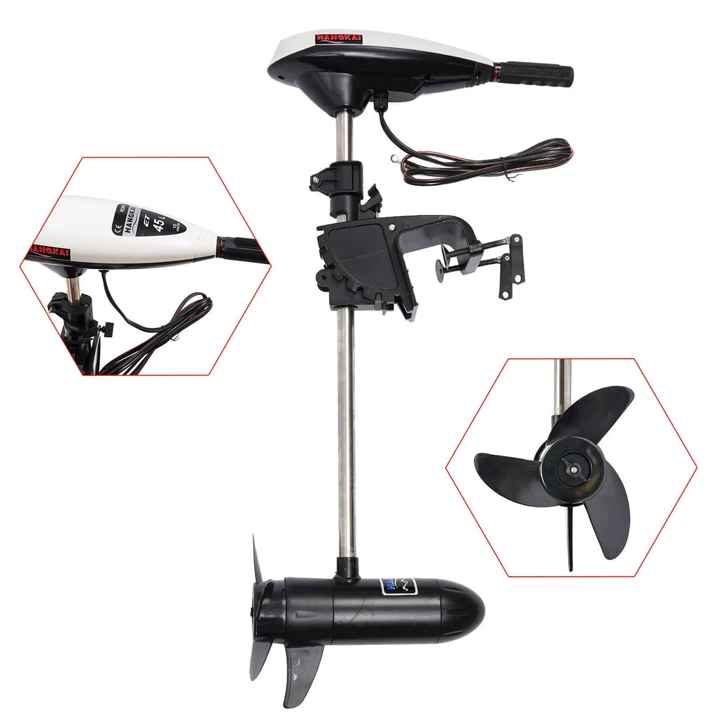 Engine 12V Fishing Trolling Boat Motor Motor Outboard Engine Kayak Electric