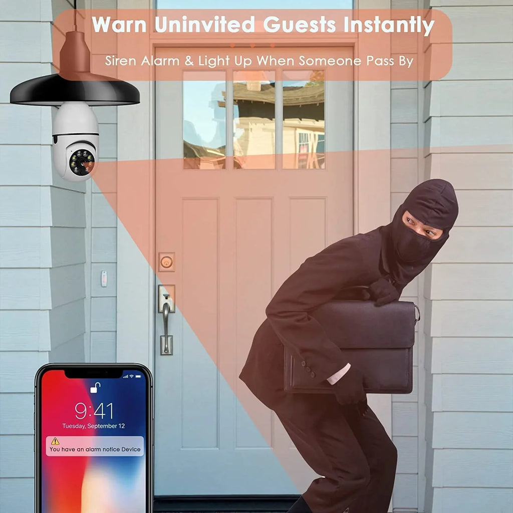E27 2Pcs System 1080p Bulb Light 5G 2.4GHz WiFi Outdoor, Home Camera Camera & for Indoor Cameras Cameras Security Security, Security Wireless , Wireless