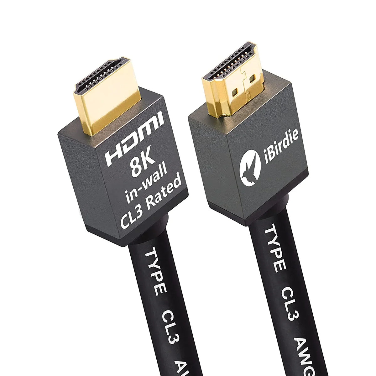 2.2 High Rated 2.3 Wall ARC 4K120Hz 15 in 8K60Hz 8K Ultra Cable CL3 Feet HDCP HDMI Speed 2.1 eARC Compatible