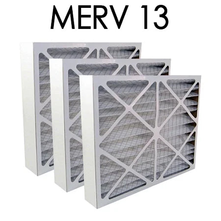 20x24x4 | 13 MERV 19.375x23.375x3.625 Filter Actual Pleated Air - 3PK Size