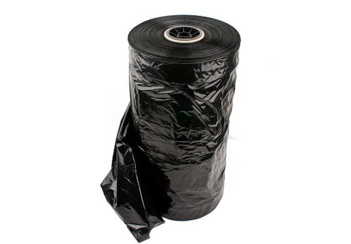 on a 36"H NAHANCO Black weight 500/ROLL super roll, , - garment Plastic bags