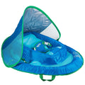 with Spring Pool Inflatable Swimming Baby Float Infant Canopy, SwimWays Blue