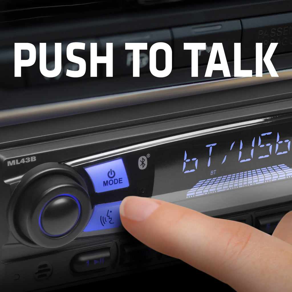 Bluetooth, USB, Car Stereo, CD, ML43B No AM/FM SD, Storm Sound Laboratories