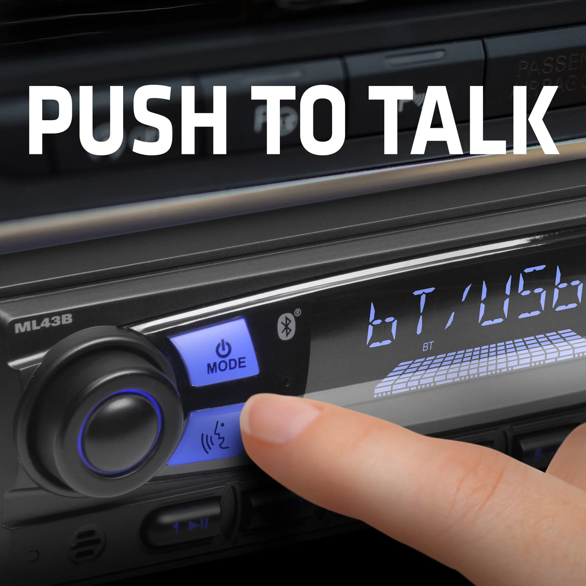 Bluetooth, USB, Car Stereo, CD, ML43B No AM/FM SD, Storm Sound Laboratories