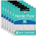 Carbon 6 14 16x20x1 (15_1/2x19_1/2) Air MERV Filters Pack Pleated Plus
