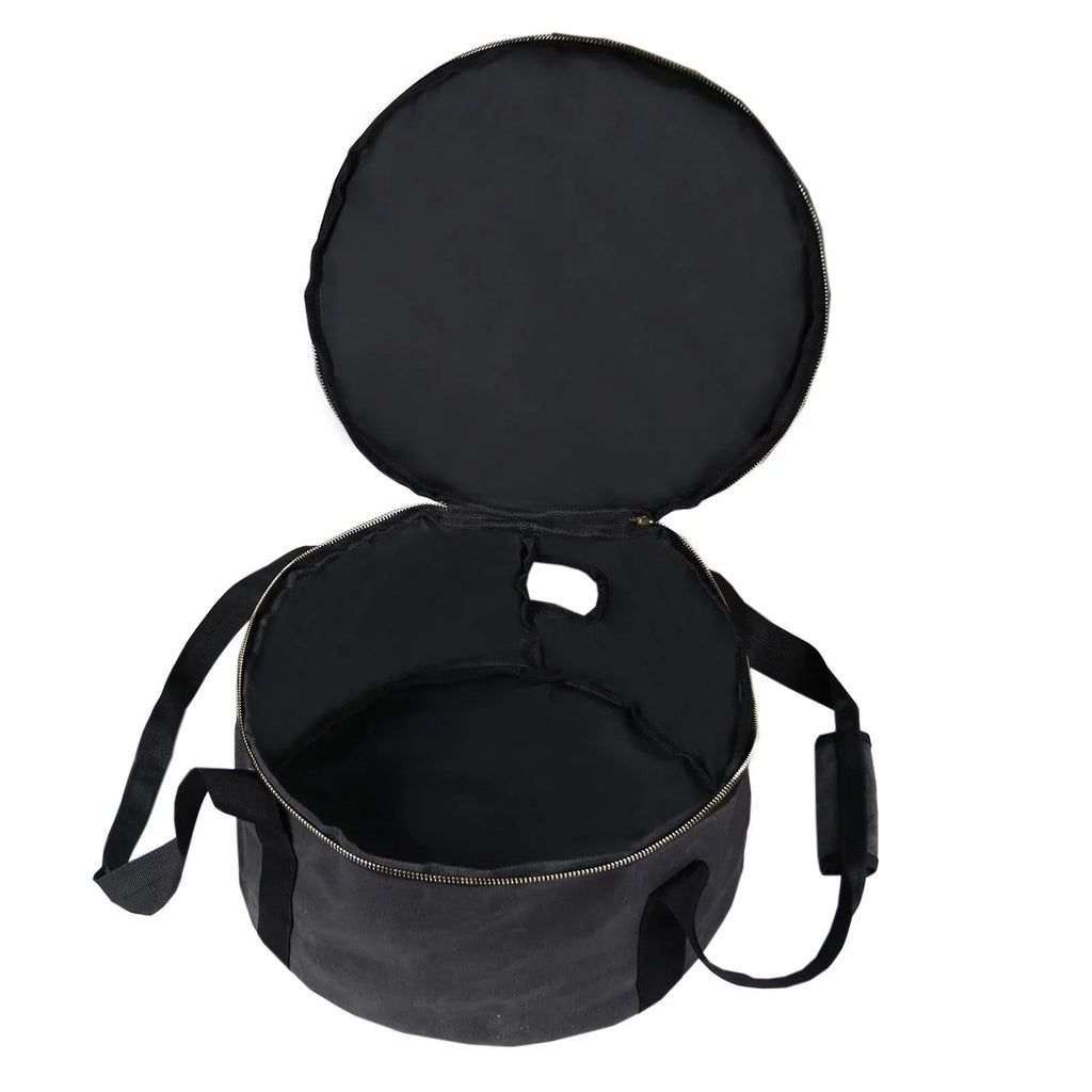 Durable Container ,Outdoor Storage Dutch 12" - Handbag Bag Multipurpose Activities BBQ Gray Carry Camping Accessories Oven Bag for Cookware ,Fishing