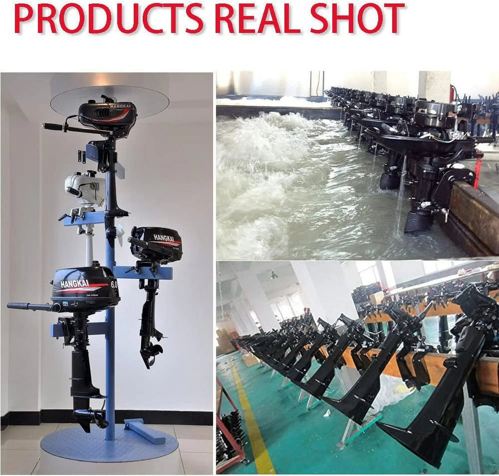 Outboard MONIPA System HP Inflatable Boat Tiller Motor Water Fishing Shaft 6 CDI Marine 2-Stroke Cooling Engine