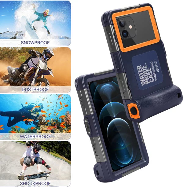 Inch all Surfing [15m/50ft] Case Up UrbanX for LG Photo Swimming Diving Housing LCD Professional And with Waterproof Snorkeling Lanyard to 6.9 Underwater Protective Q31 Video Phones