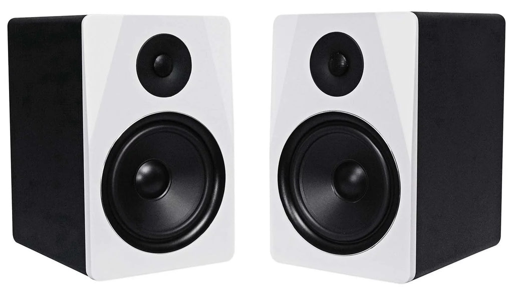 Monitor APM8W Rockville 8" USB Studio Premium (2) Black Speakers+28" Stands