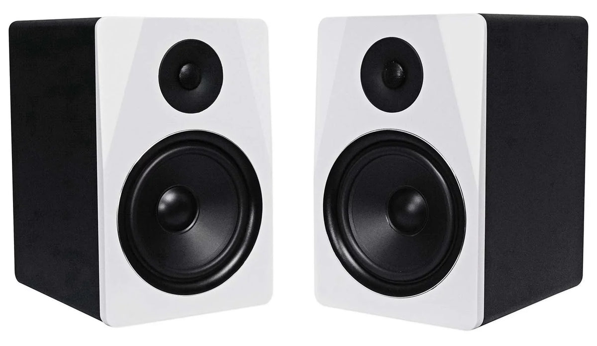 Monitor APM8W Rockville 8" USB Studio Premium (2) Black Speakers+28" Stands