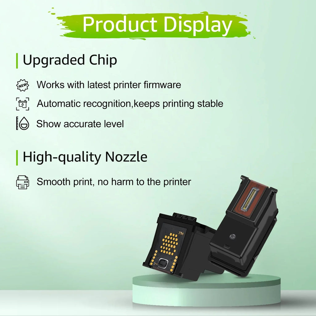OfficeJet 5540 XL 8040 for HP OfficeJet 250 Tri-Color) 62 with High 7645 62XL (6 Compatible 5640 Replacement Ink Yield Envy 5660 200 GREENCYCLE 5740 Cartridges 7644