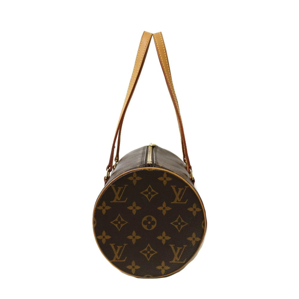 Brown Papillon 30 VUITTON Shoulder LOUIS Bag Pre-Owned Canvas Women's M51385 Monogram (Good)