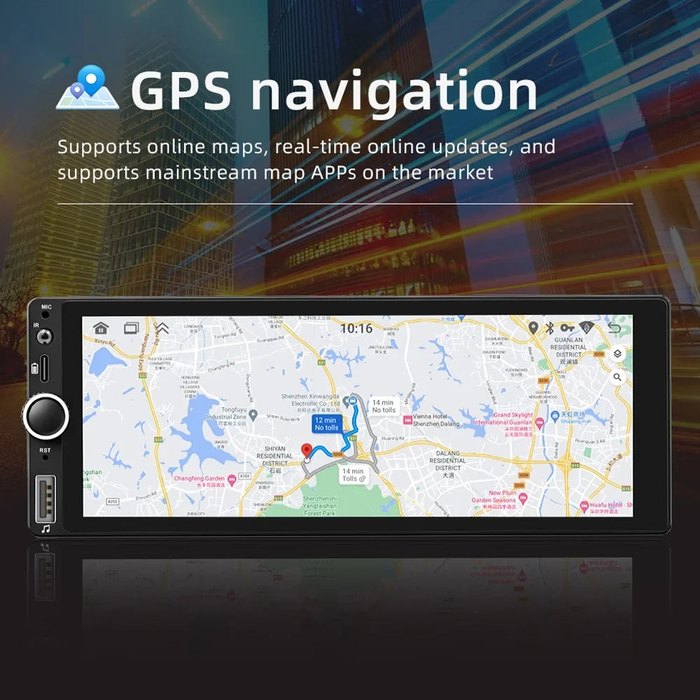 navigator,13 Car Auto 6.86 Android Inch Auto Inch 13 Car Stereo Camera GPS Wifi/bt 13 Wifi/bt Android Mirror Car Wifi/bt Android Link Radio Car GoolRC Support Stereo Rear Mirror Buzhi Auto Radio 6.86