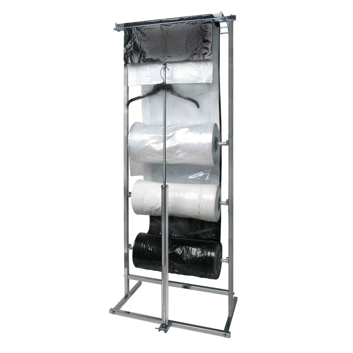 on a 36"H NAHANCO Black weight 500/ROLL super roll, , - garment Plastic bags