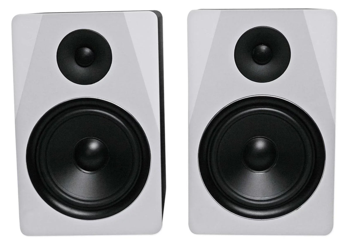 Monitor APM8W Rockville 8" USB Studio Premium (2) Black Speakers+28" Stands