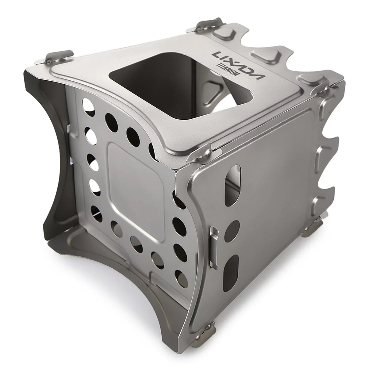 Ideal Folding - Compact Camping, Picnicking Cooking, Stove and Wood for Lixada