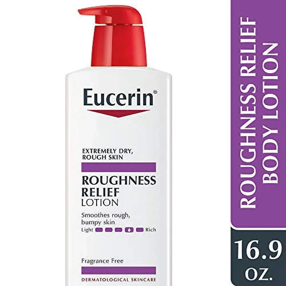 '- Extremely Dry, Lotion oz. fl. Rough Pump Eucerin Roughness Body Skin Lotion - for Bottle 16.9 Full Relief