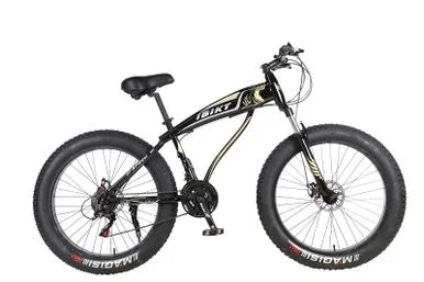 21 Black Grass Fat Tire Snow Bike MTB Speed 26 Shark Bike 4.0 Inch Sand and