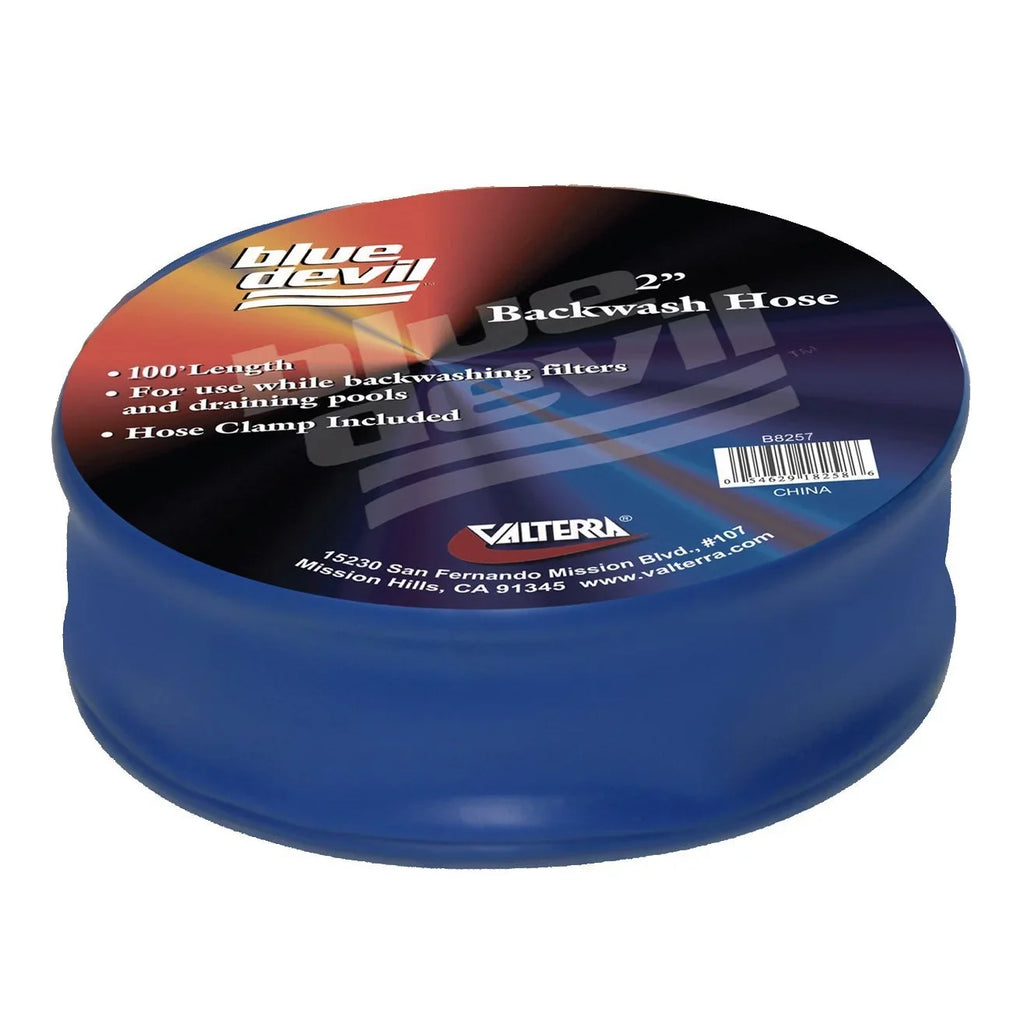 Blue Feet Devil Backwash Filter with 100 Inch Pool 2 Hose x Swimming Clamp