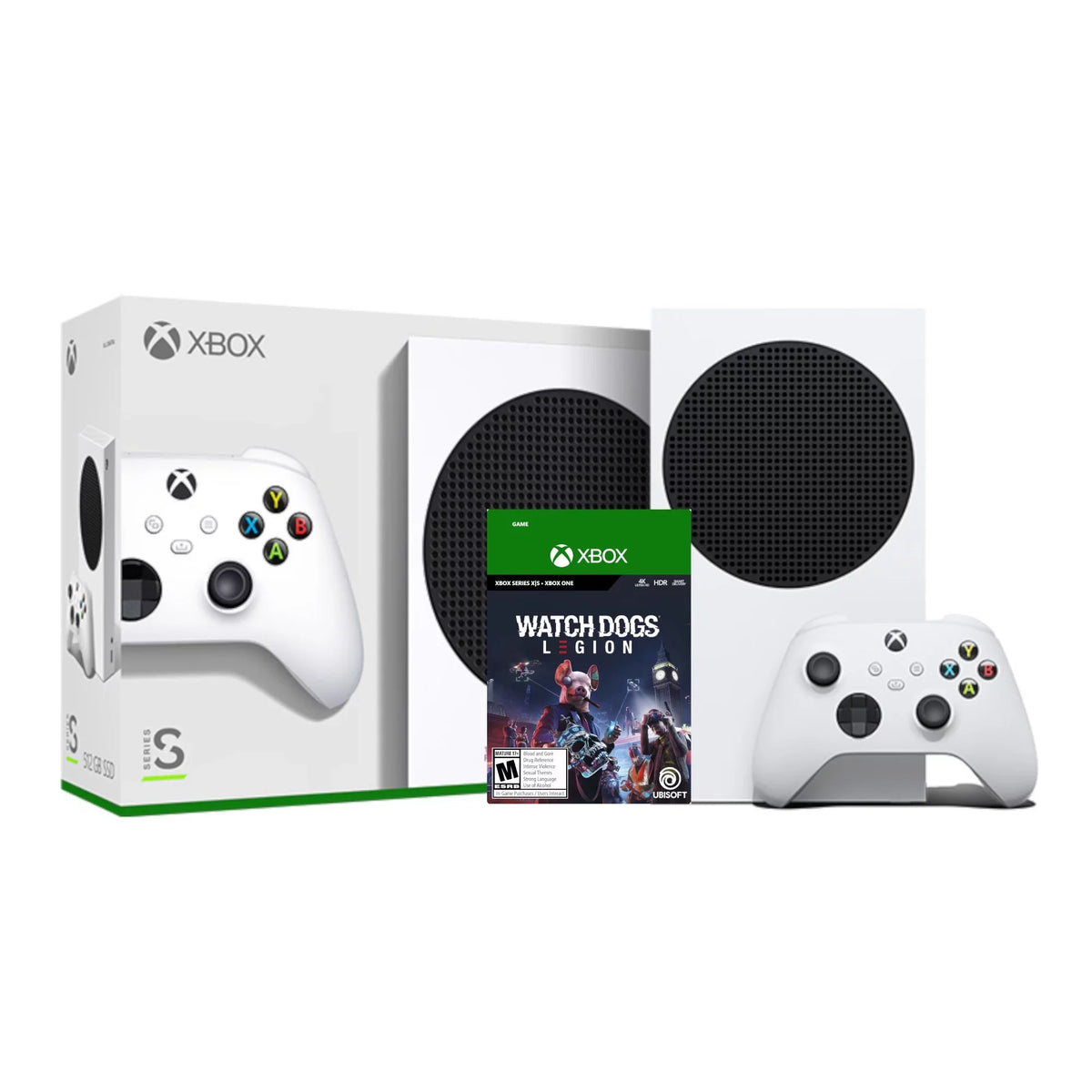 White Controller Watch and with 2021 New Digital Xbox 512GB Legion - Console Dogs: Xbox Full SSD Wireless Game All Console