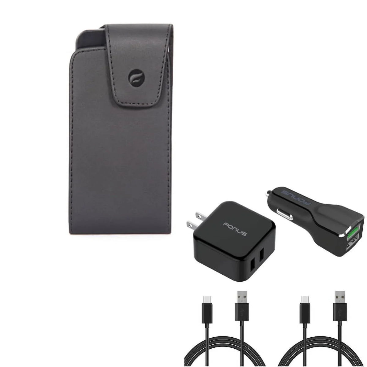 Phone 6ft w Charger - Fast ASUS 4S Case Primo 4-in-1 Black ZenFone Bundle - Pro 5z Acer 4 Adaptive Idol Alcatel Jade Liquid Car (Two) Motion - for Z2D Home Long Cable USB Blackberry Leather