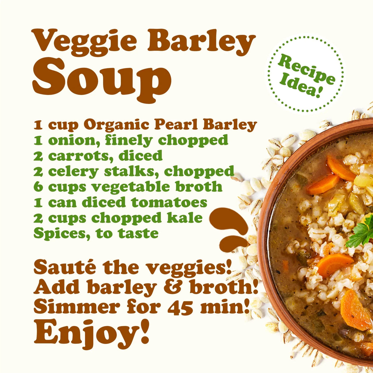6 Kosher, — Live Food by Vegan Non-GMO, Barley, — Pearl Organic Pounds to Raw,