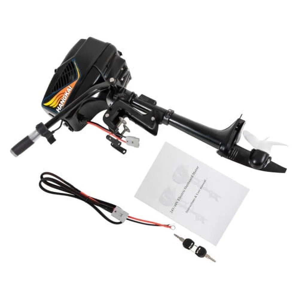 Motor 48V 5.0HP Fishing Engine Trolling Outboard Shaft Electric Short Boat