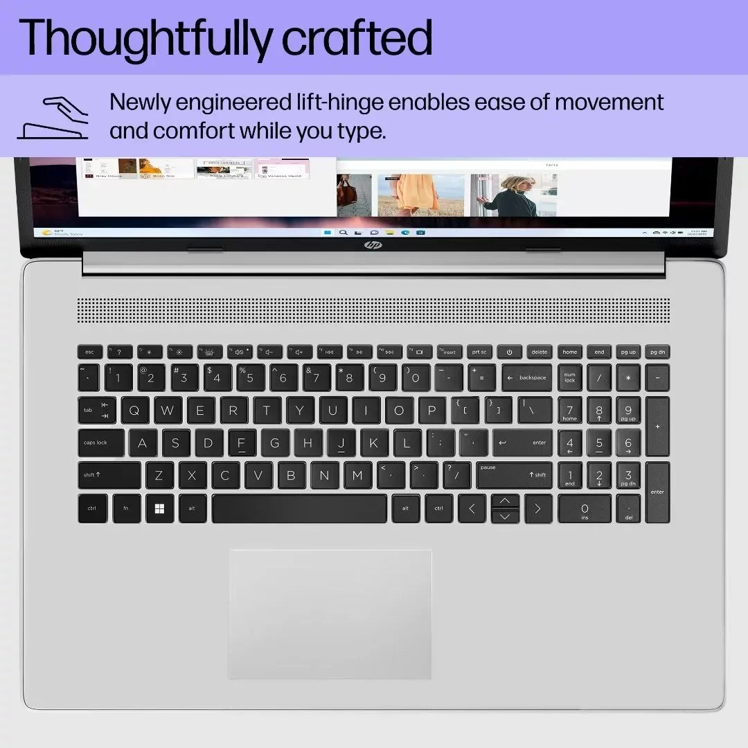 Keyboard, 17.3" Backlit i7-1355U, Win11 RAM, Core Laptop, SSD, Intel HD 32GB 1TB HP Touchscreen Home