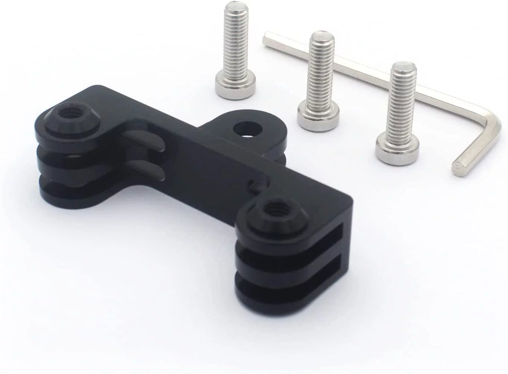 Osmo Black,Hero for Aluminum GoPro 10/9/8/7/(2018)/6/5/4 3+,DJI Twin Mount Hero Dual Action,AKASO/Campark/YI Adapter
