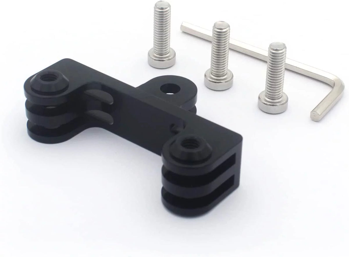 Osmo Black,Hero for Aluminum GoPro 10/9/8/7/(2018)/6/5/4 3+,DJI Twin Mount Hero Dual Action,AKASO/Campark/YI Adapter