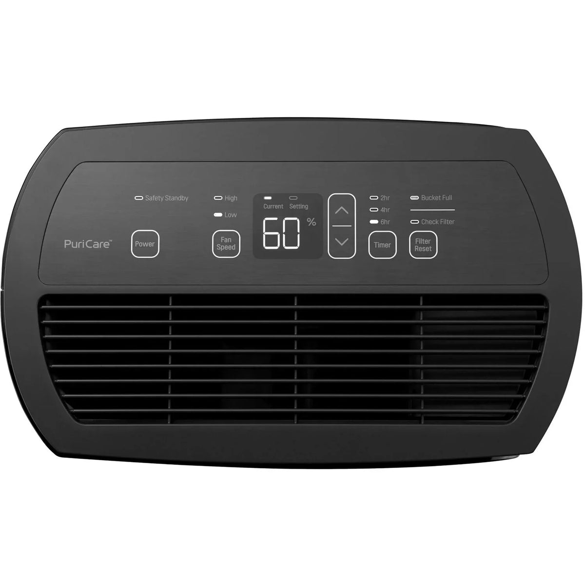 (Refurbished) 2019 Black, in PuriCare Restored LG Star Dehumidifier 50-Pint Energy