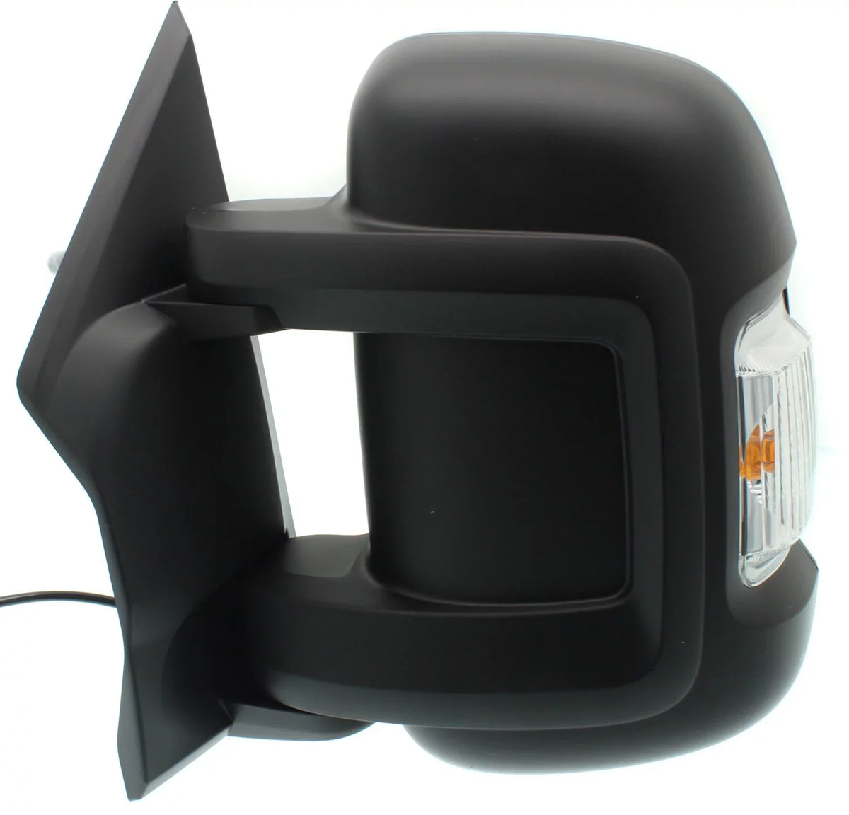 Ram 2014-2018 Compatible ProMaster Left Black Kool-Vue In-housing Textured With Mirror 1500 Signal Driver Light 2500 Side