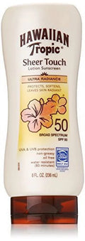 Pack Sheer Tropic SPF Lotion 8 Hawaiian 50, 3 Touch each Oz Sunscreen,