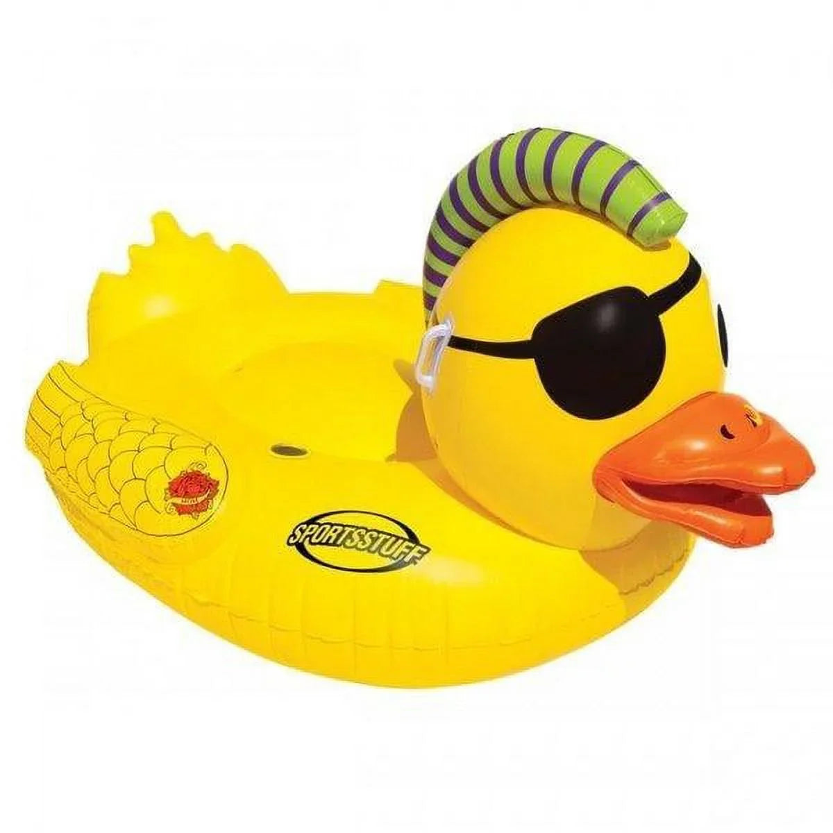 Inflatable Float, Punk Pool Yellow Airhead AHPF3019 Duck
