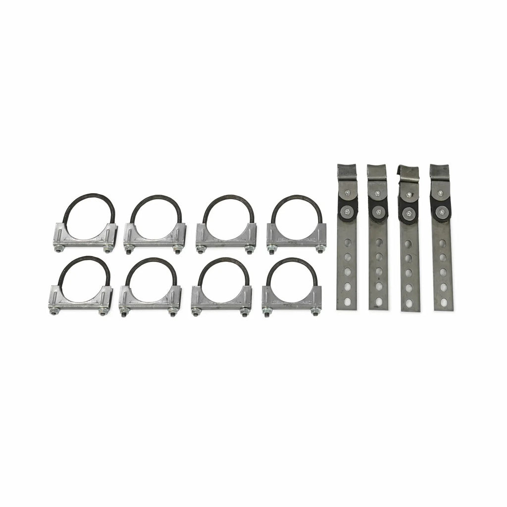 Rear 2.5" Tips Super Exit Exhaust Dual 80-86 40 F-Series RC Flowmaster Ford Kit