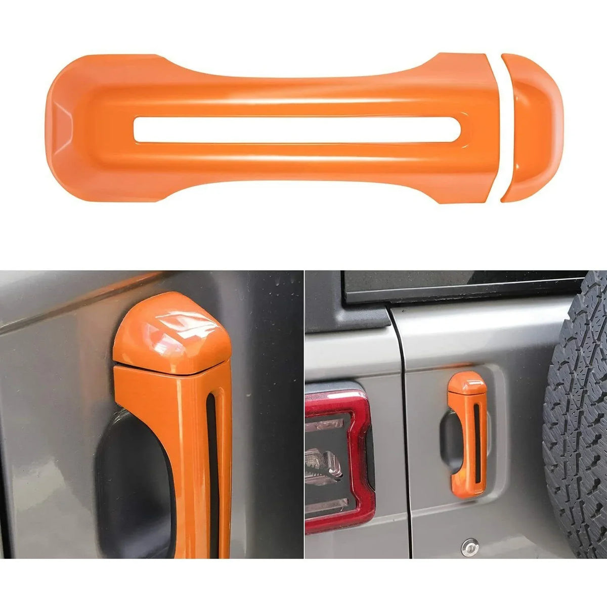 Tailgate 4Door JLU Handle & Door 10X Cover Trim Teledu