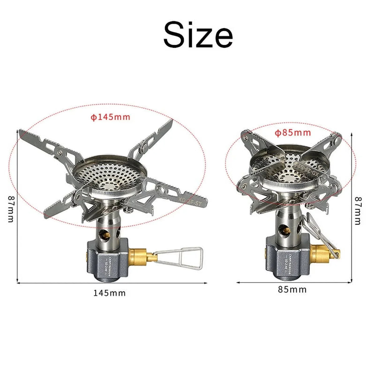 CAMPINGMOON Camping Stove Gas Camping High Backpacking Stove 3300W Stove Efficient Split