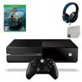 Xbox 500GB Headset With One God Pre-Owned Microsoft Bundle Black BOLT Original Gaming Game Of War AXTION Console