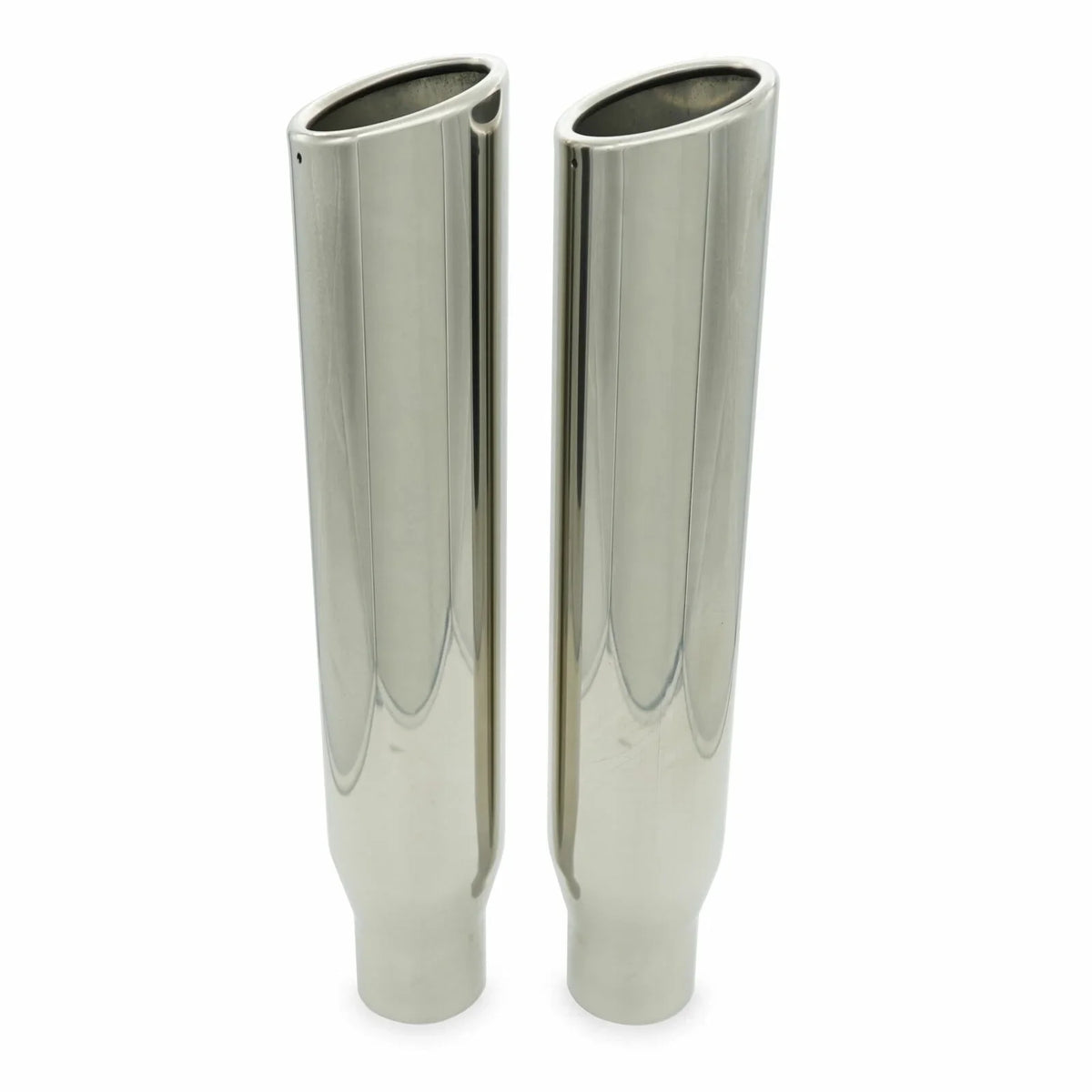 Rear 2.5" Tips Super Exit Exhaust Dual 80-86 40 F-Series RC Flowmaster Ford Kit