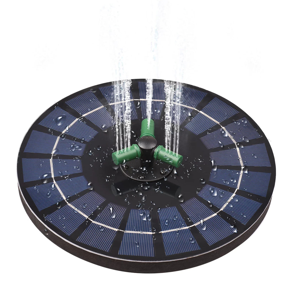 Pump Off fountain,Led With 9 With Auto-shut 9 Pump Led Solar Nozzle Battery Auto-shut Qisuo Solar Solar Battery 6w Auto-shut Nozzle Off Off Rotatable 9 Inch Yaliya Water Inch Water Bath With