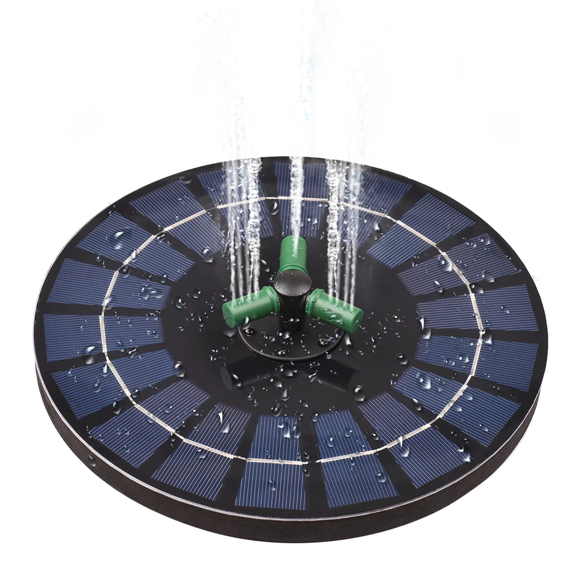 Pump Off fountain,Led With 9 With Auto-shut 9 Pump Led Solar Nozzle Battery Auto-shut Qisuo Solar Solar Battery 6w Auto-shut Nozzle Off Off Rotatable 9 Inch Yaliya Water Inch Water Bath With