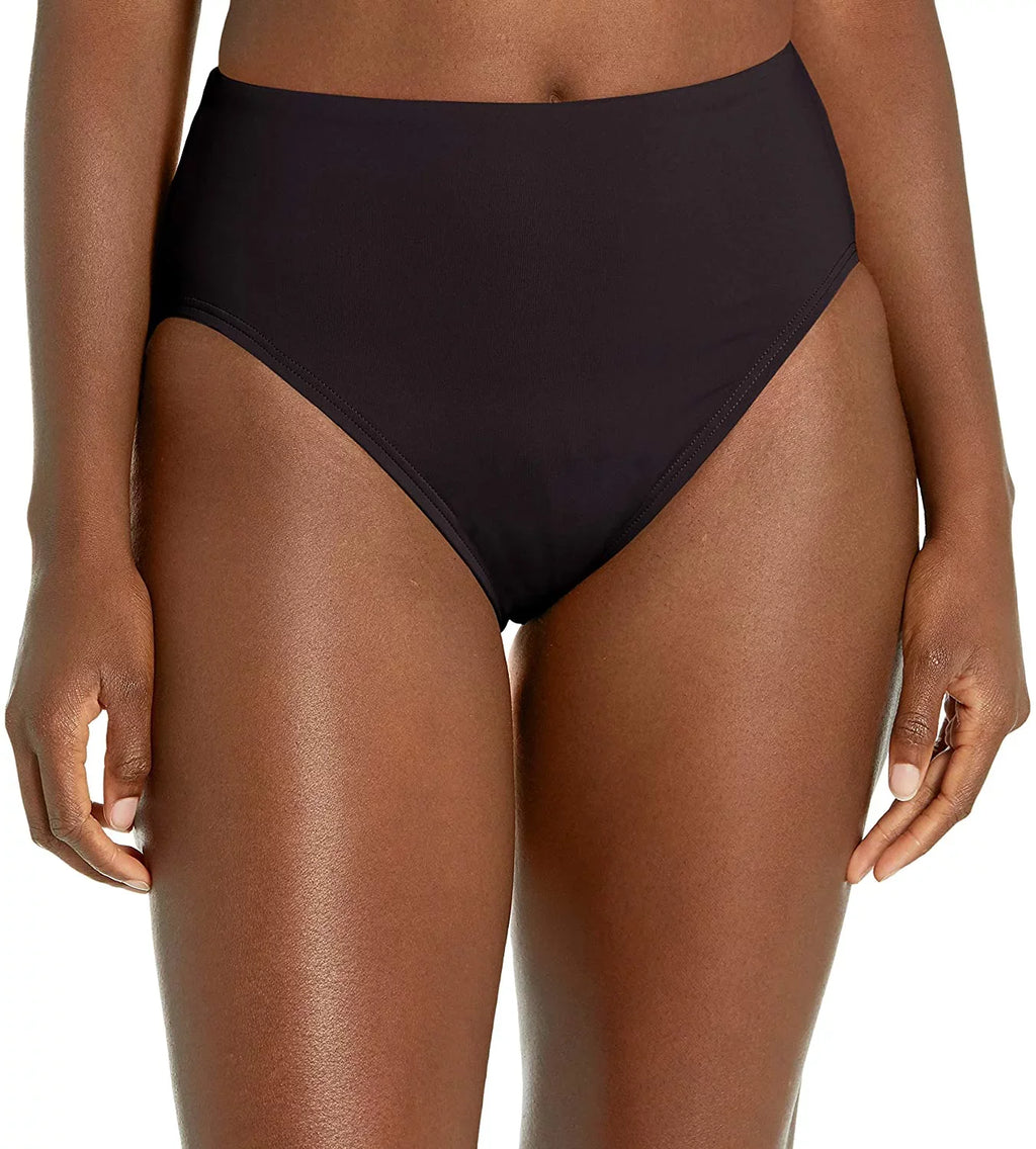 Contours Reef Size Women's Bottoms Waist Black High Coco Bikini Swimsuit Large