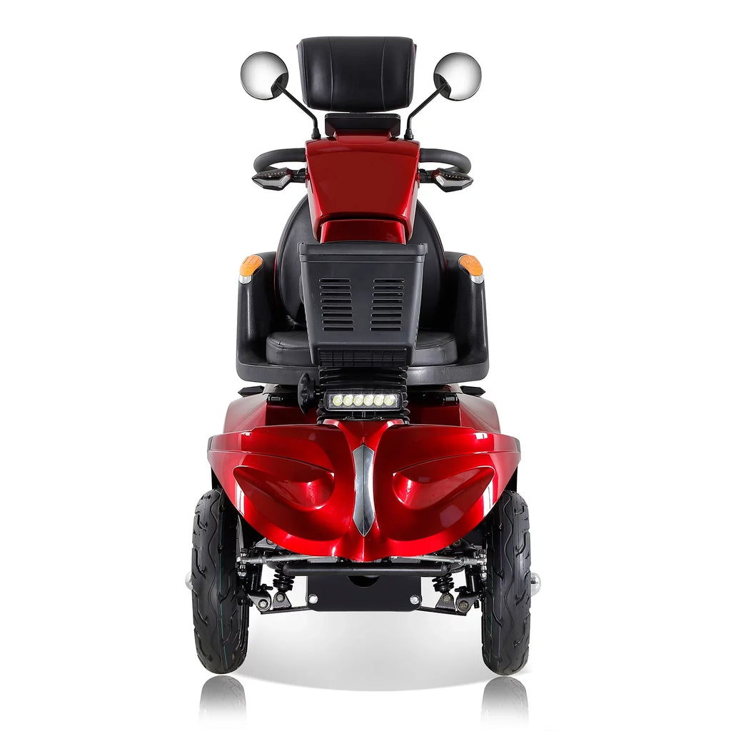 comfortable with seat Fat Scooter handle front Eletric seat 4-Wheel scooter adjust and Powerful 800W tire and