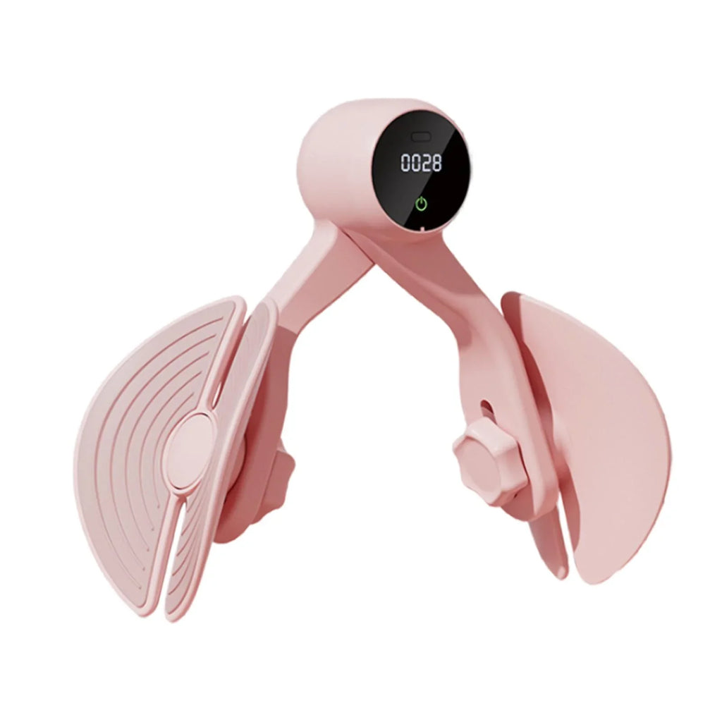 Exerciser Thigh Hip Compact, Workout Exerciser, Home Trainer Leg Hip Machine Muscle Trimmer Gym Counter, Thigh Strengthening, with Inner Thigh Pink