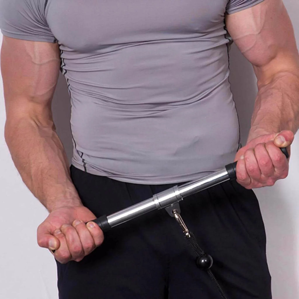 Bar Machine Down Cable Pulldown for Bar Pull Training LAT Muscle Attachment