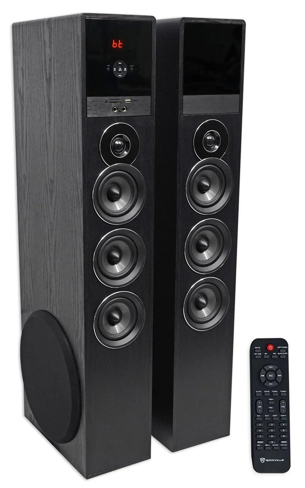 Speaker Tower Smart Home Theater TV-Black System Sony w/Sub Television For