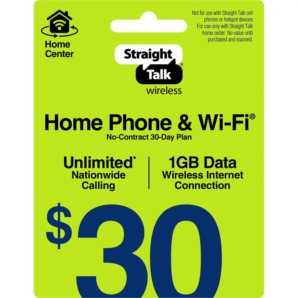 Plan Home Top Days $30 Talk Up Straight Center 30 Direct Unlimited